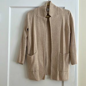J Crew Sweater Blazer, heather beige